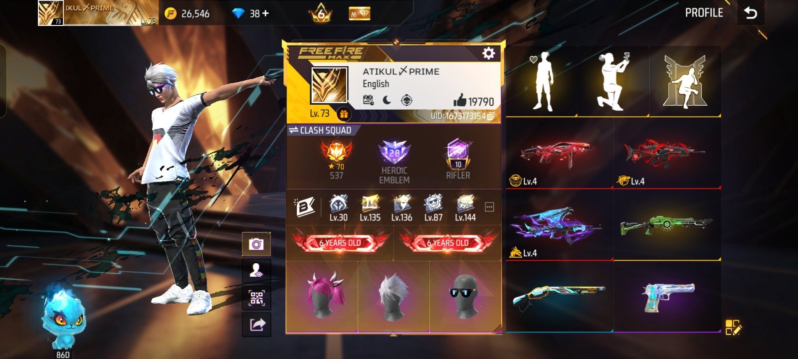 Free fire id for sell. Full fresh account