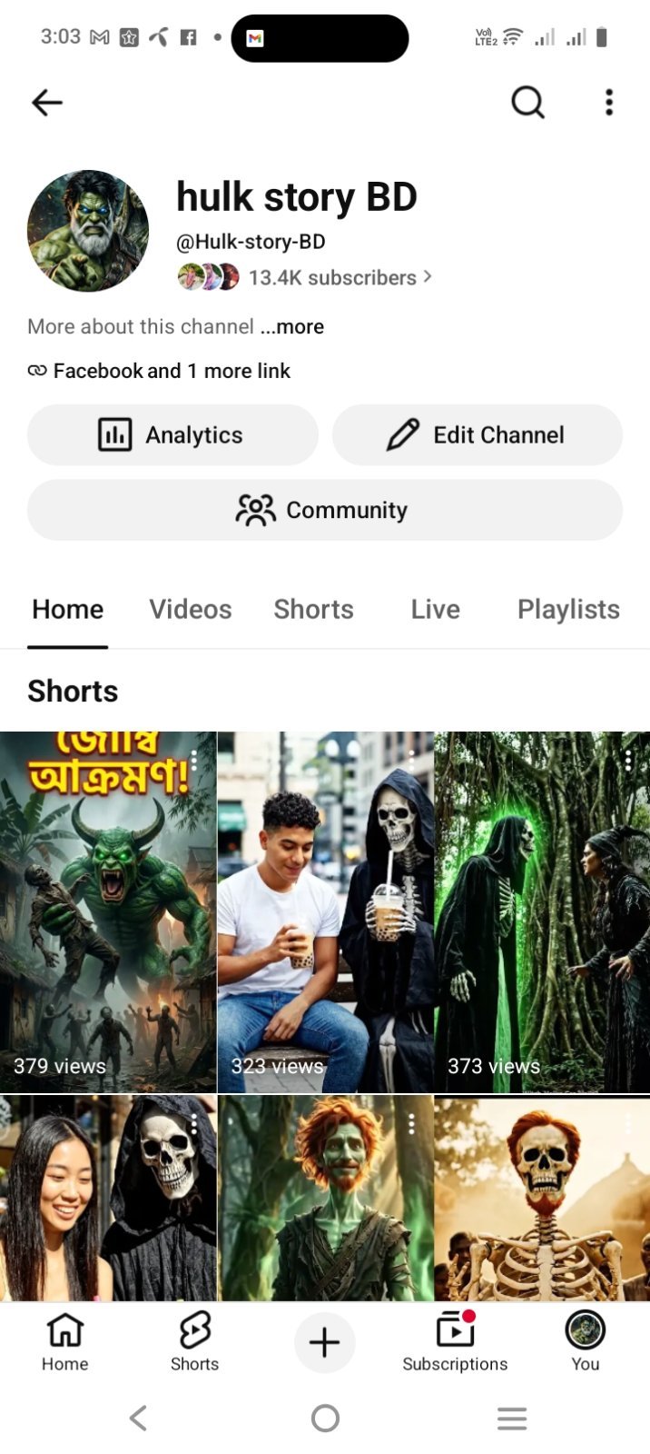 13k subscribe.