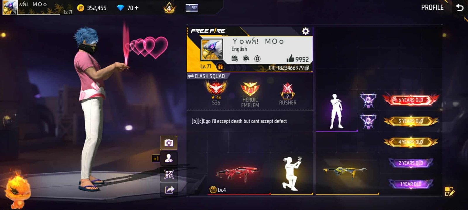 Free fire Account
