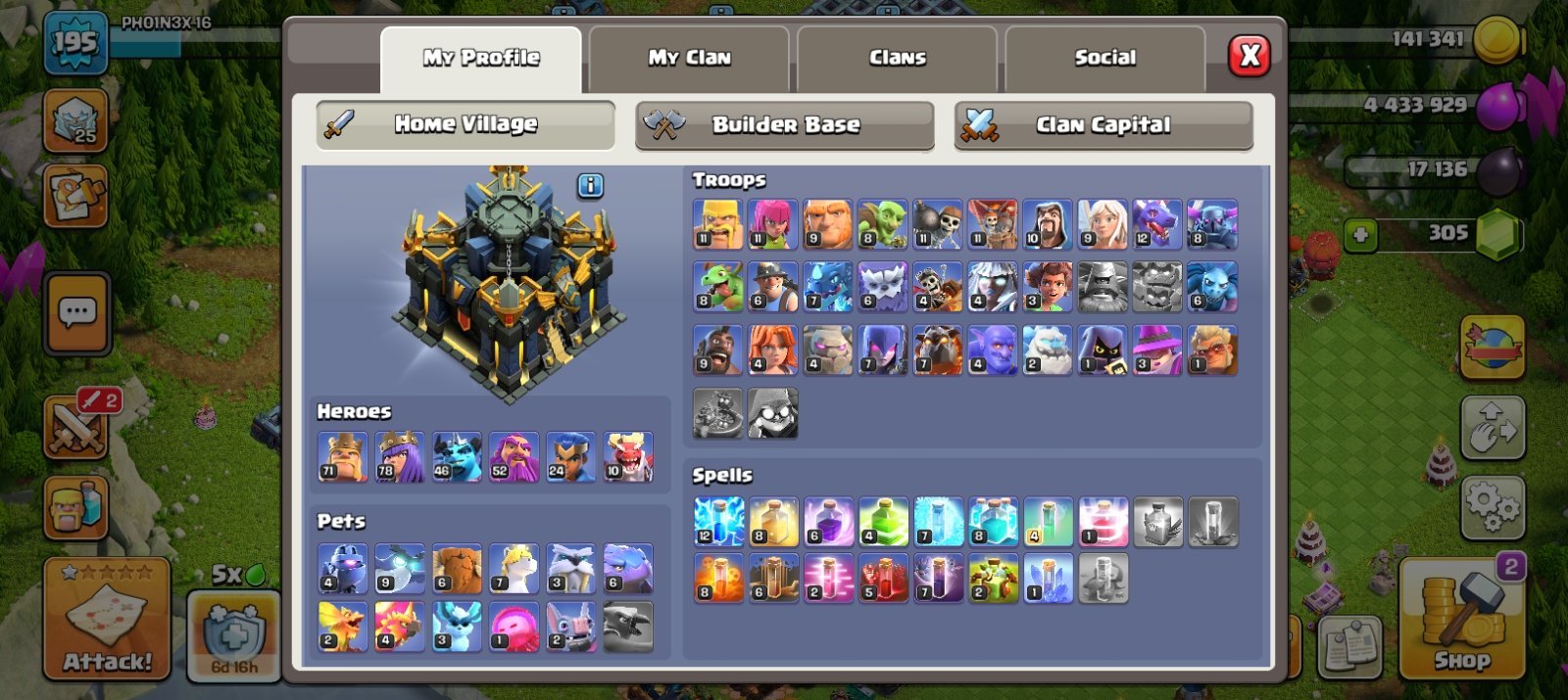 Clash of Clans Account for Sale