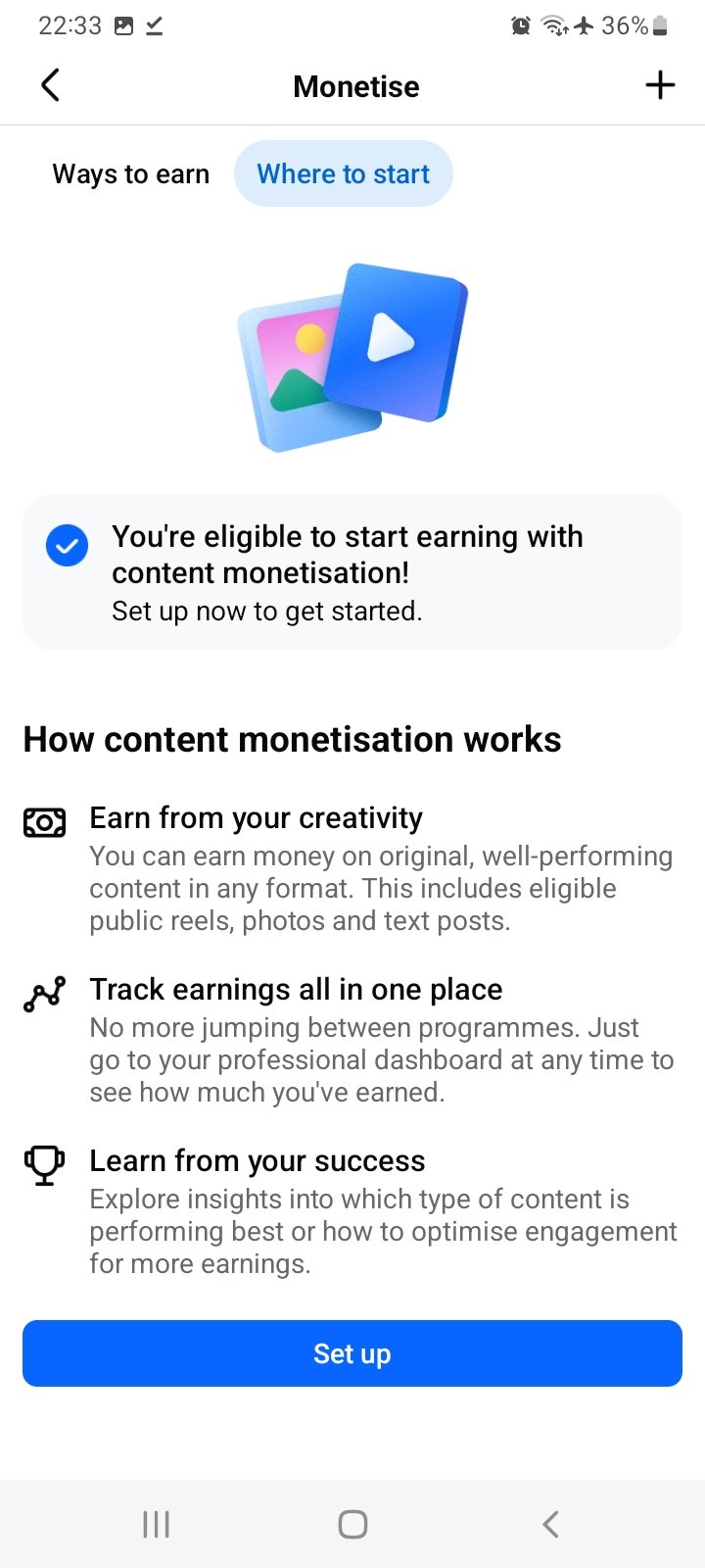 Cm setup page sell hobe