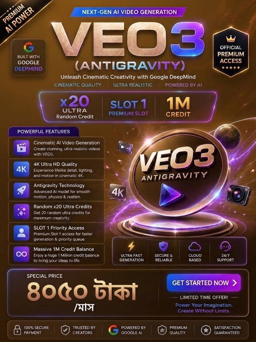Gemini Pro 5TB + Antigravity 1 Year (Pixel-Old Gmail 2022-2024)