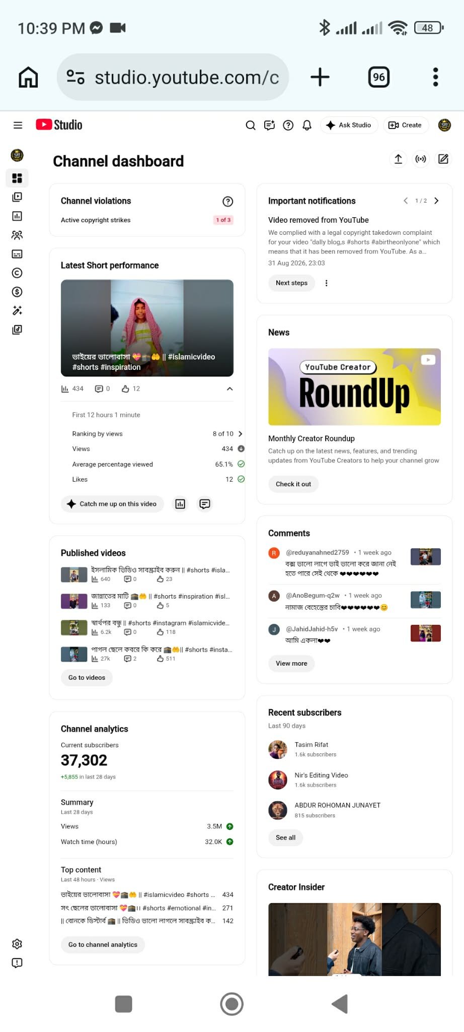 Emergency Youtube channel sall | 37K subscribers |
