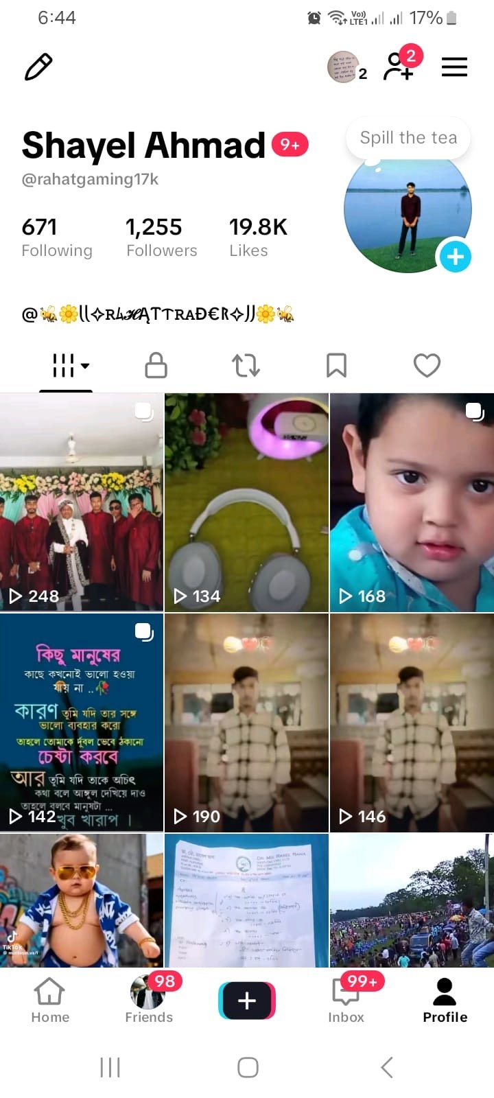 19.8k like TikTok Id vairal Id