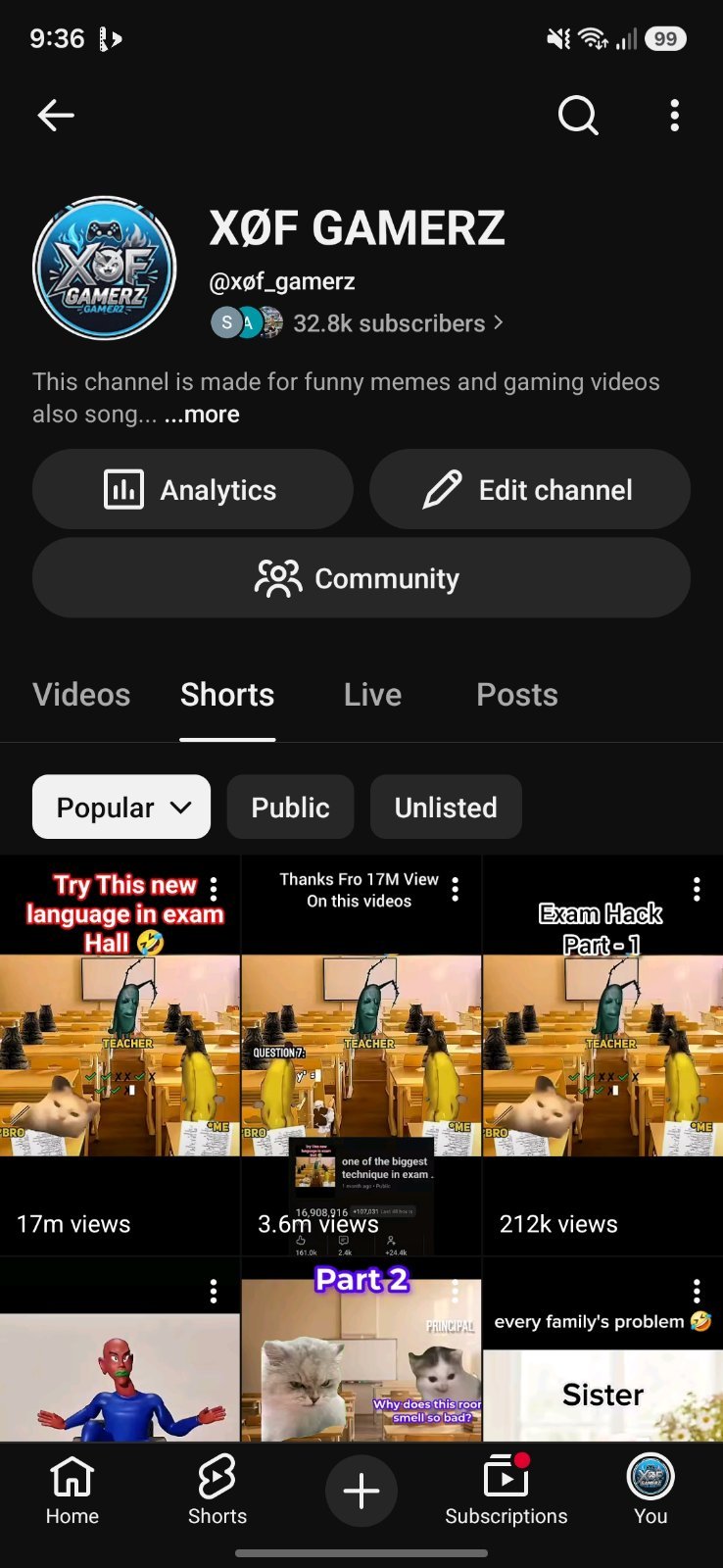 YOUTUBE CHANEL 33K+ Subscriber