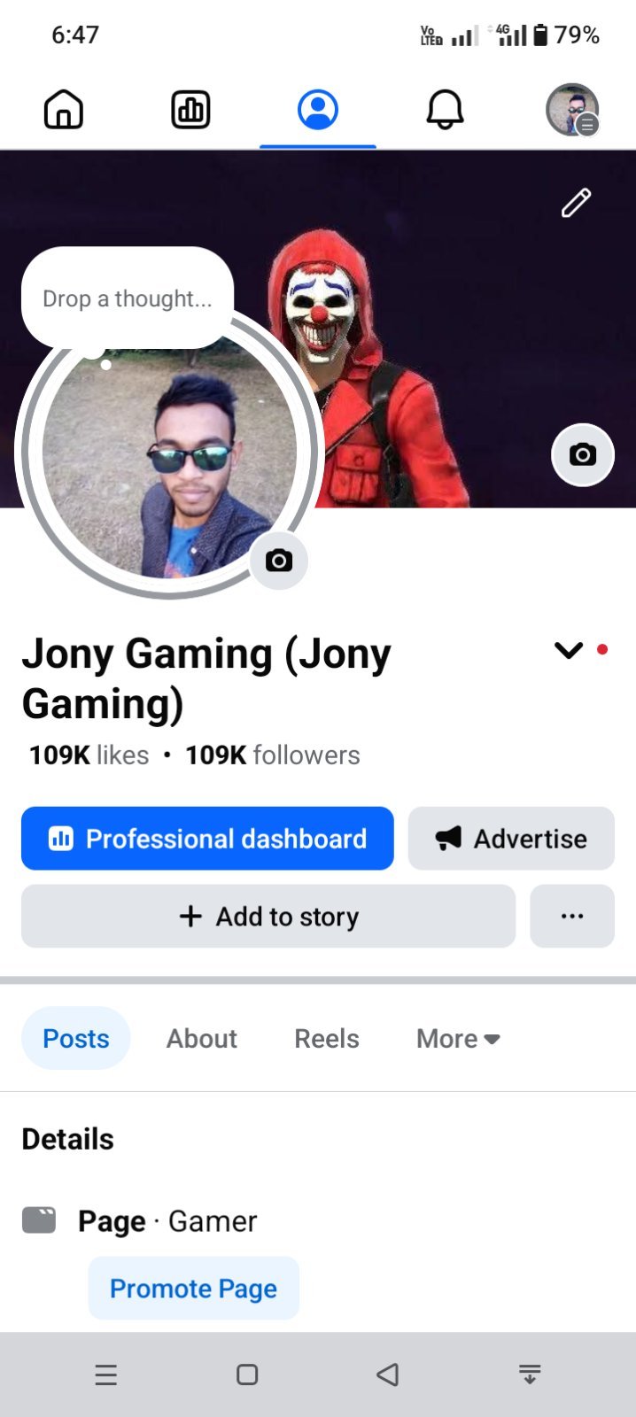Facebook page 100k+