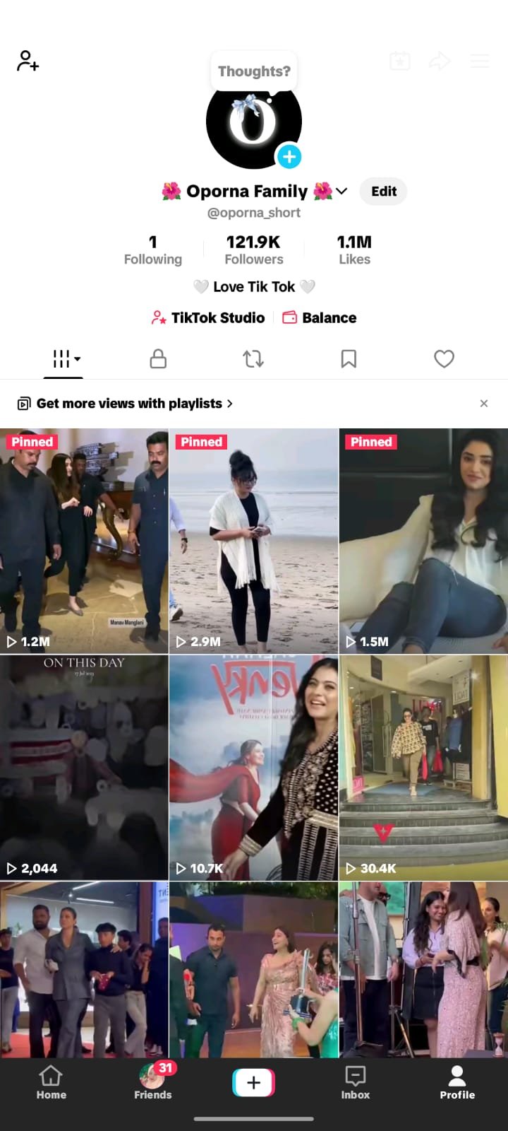 Emarjency sell tik tok account
