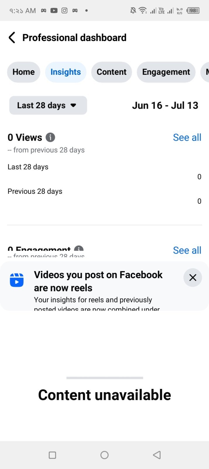 Facebook brand new page