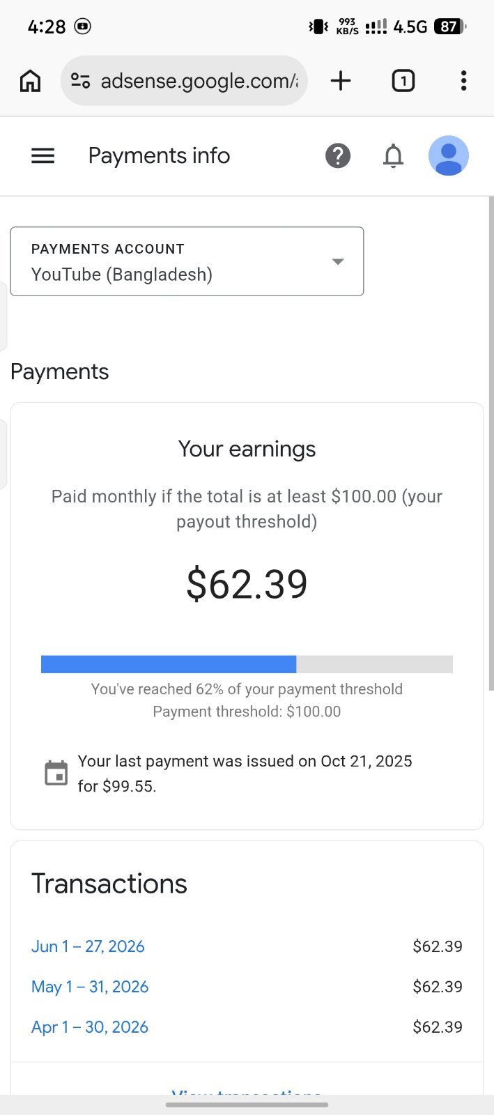 65+Dollar soho adsense and YouTube monitize channel sell