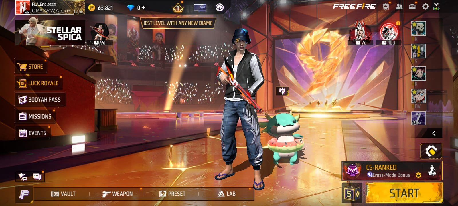 FreeFire Id for sale urgent only 2500tk