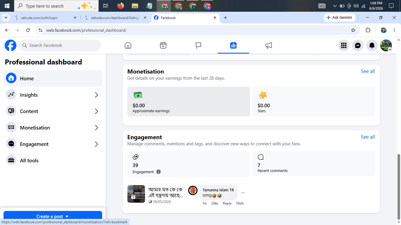 fresh monitize applied facebook page for sell