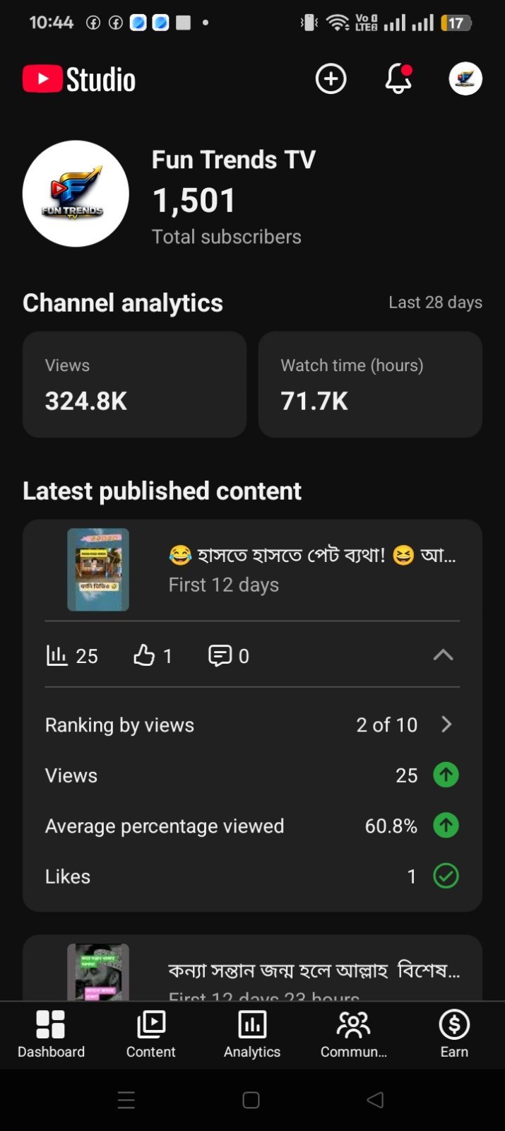 ▶️Youtube Channel want to Sell with 1.5K Subscribers and Watch time
