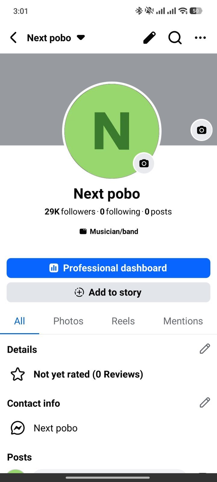 29k Organic facebook follower page.