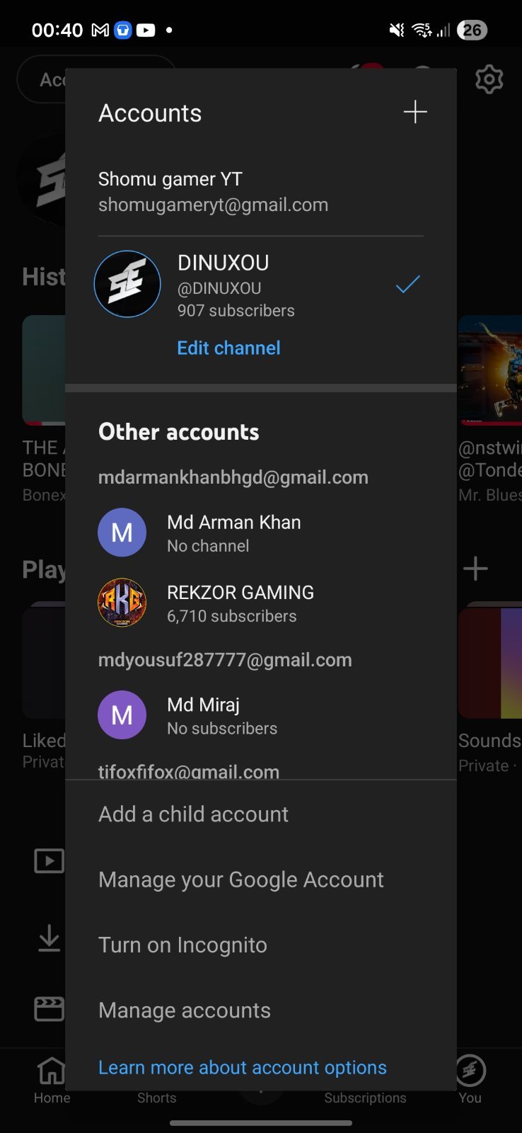 Rekzor Gaming channel