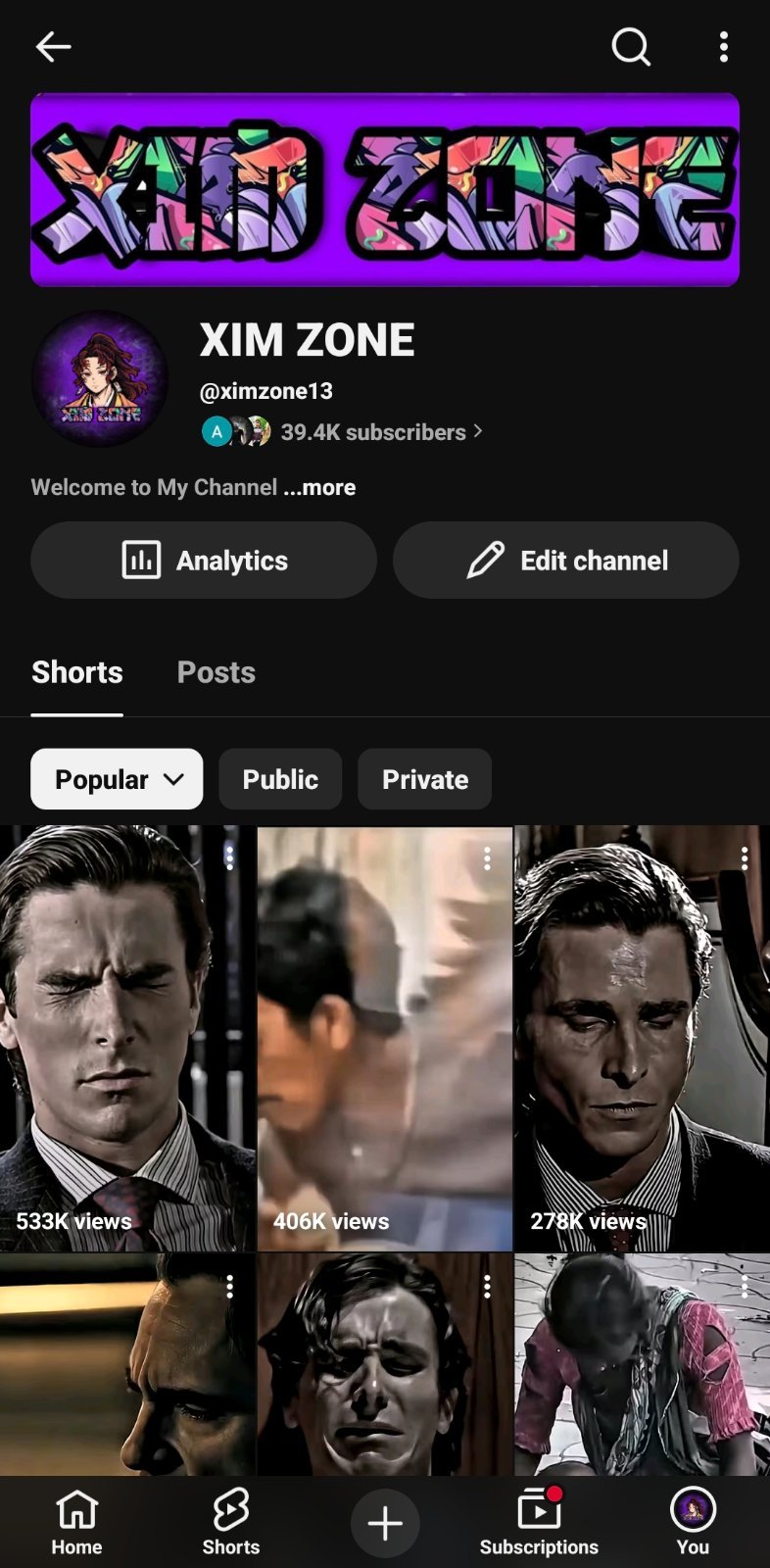 39 k subscribers youtube channel sell