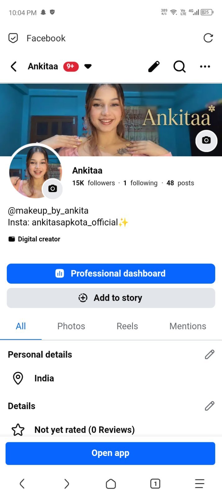 15k ফলোয়ার হাই রিচ
