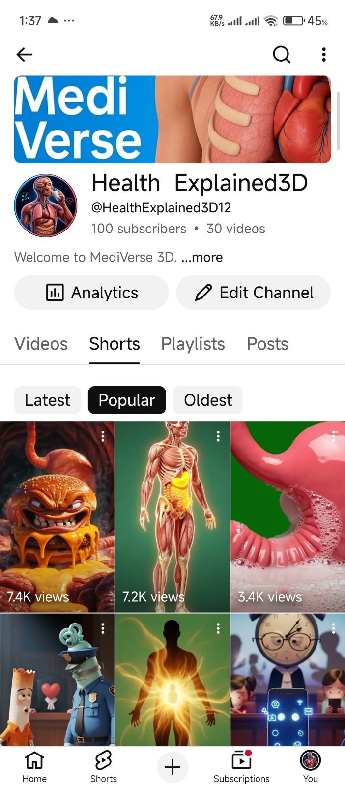 Ai Health Channel 100 Suscribe