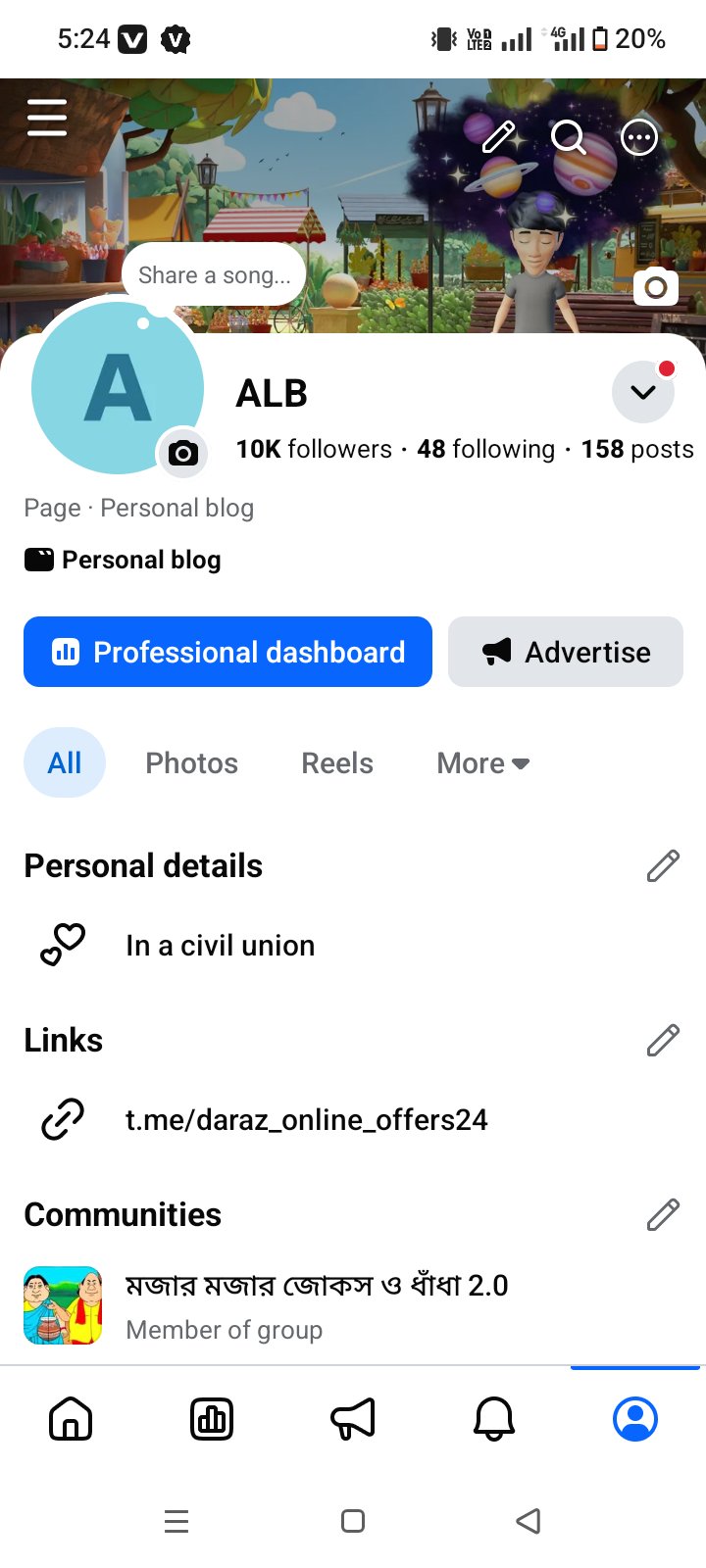 Facebook Page, 10k followers