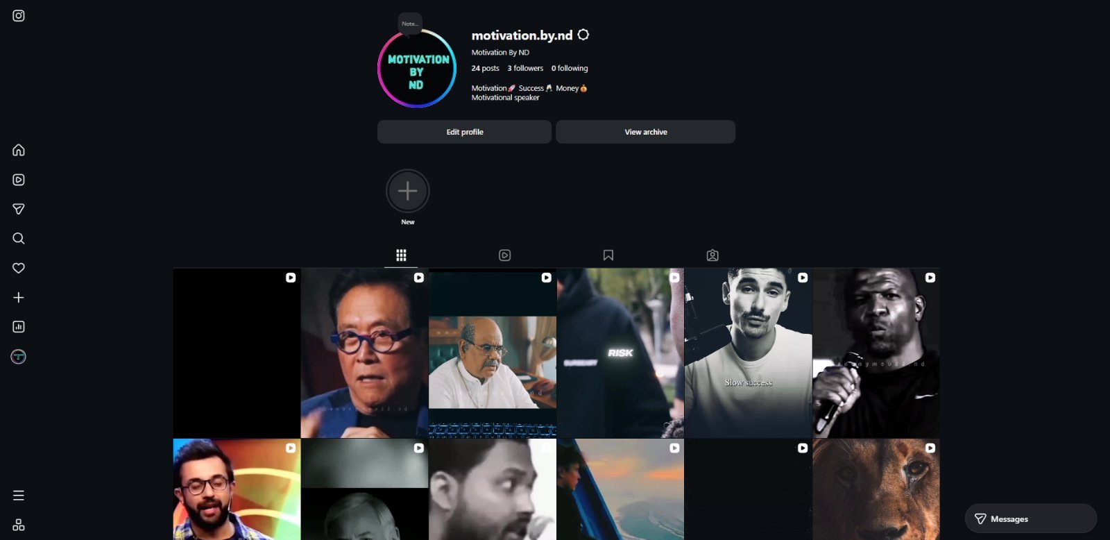 🚀 USA Motivation Instagram Old (2023)|3 Followers| Ready to Grow in USA Market!