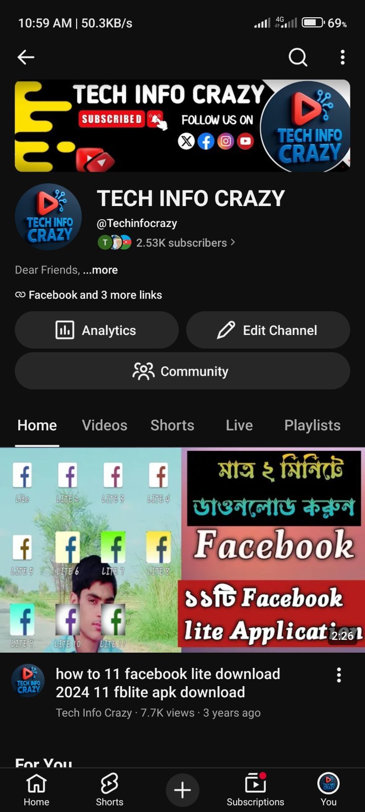 Youtube Old Channel
