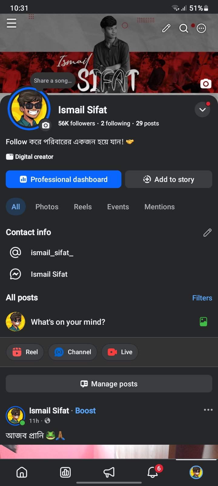 56k Facebook page