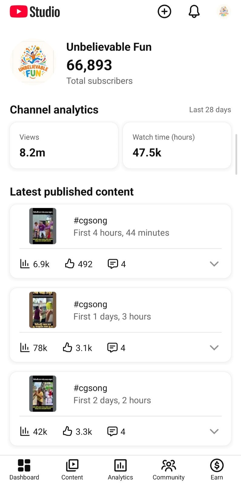 ✅66K+ Subscriber High Reach🔥Non-Monetize YouTube Channel