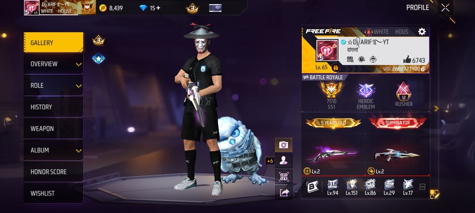 Free Fire Id Sell