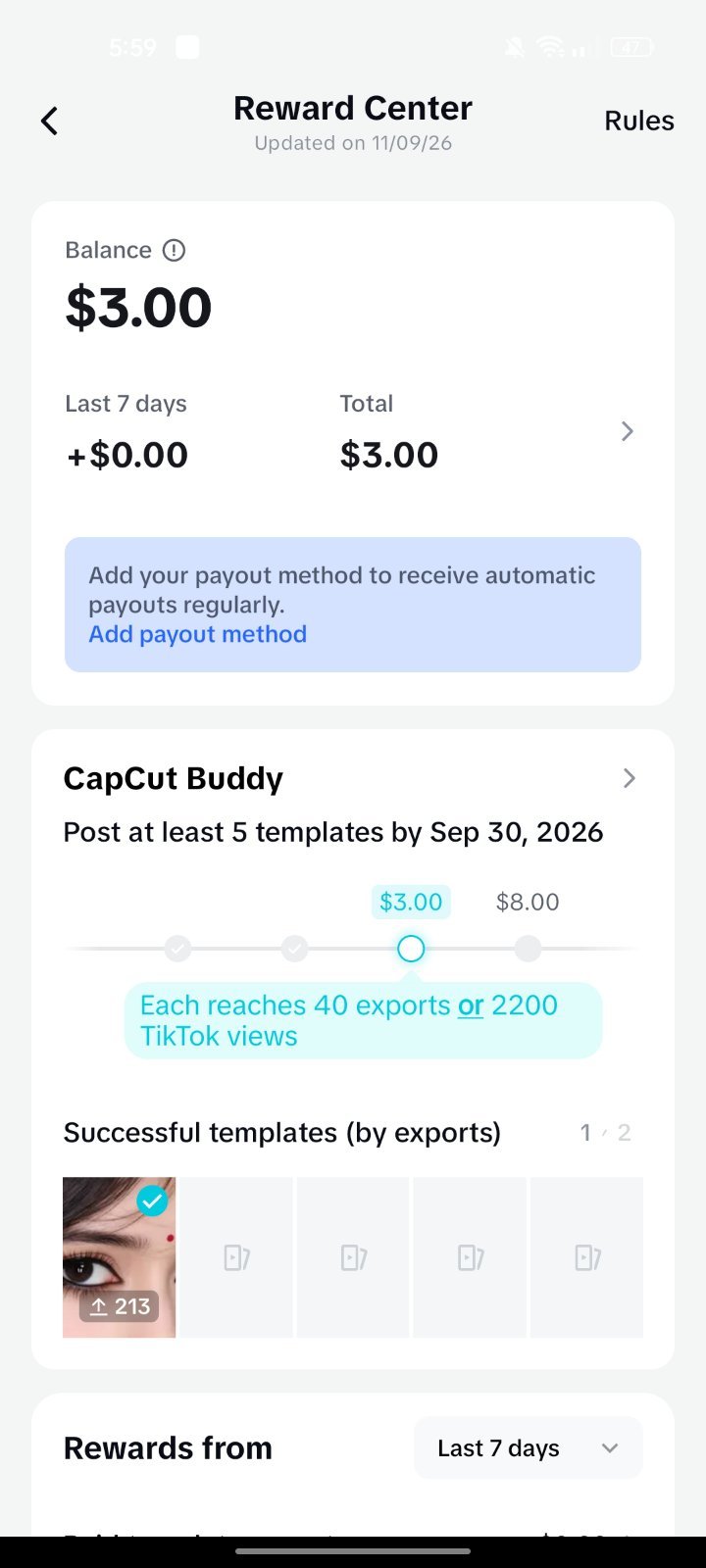 CapCut Monetized Account বিক্রি হবে | 143 Followers | 4.4K Likes | Monetization