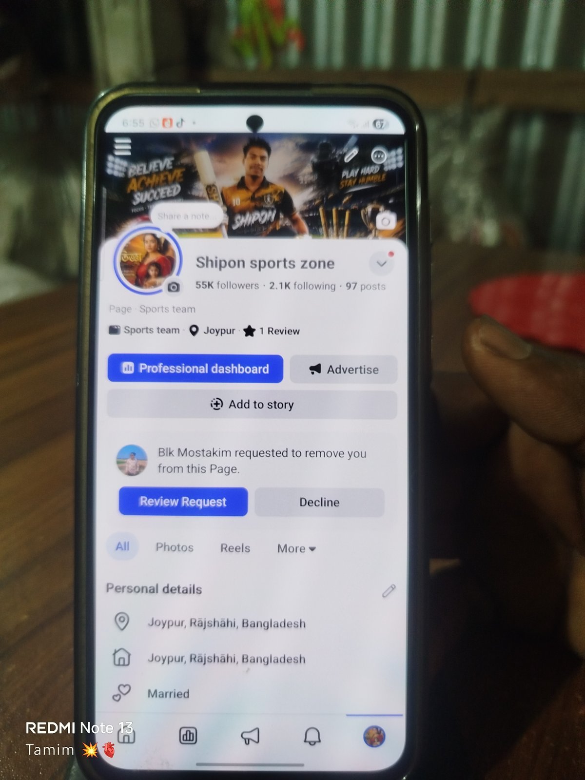 55k followers..  97 post star🎖️setup on