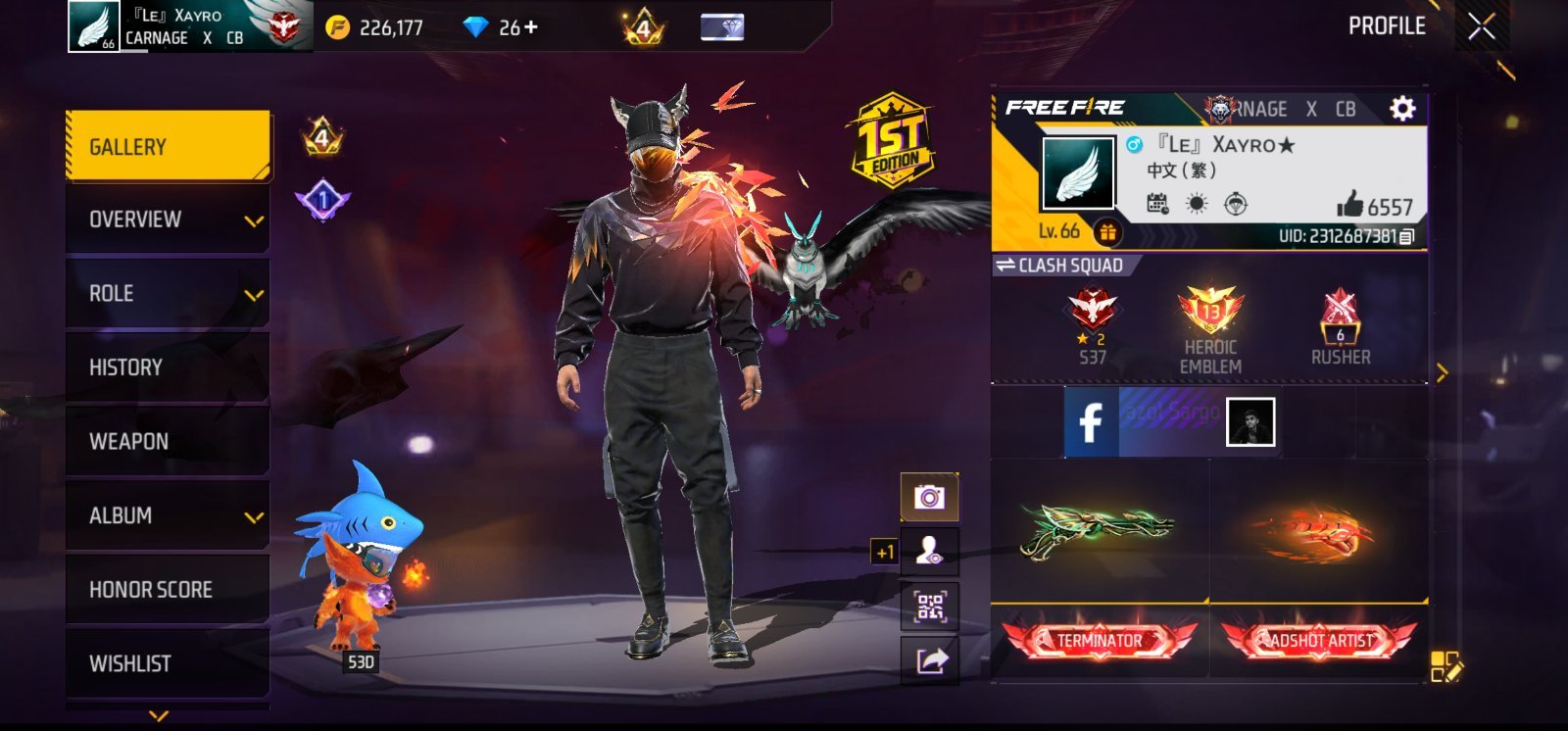 Free Fire Account