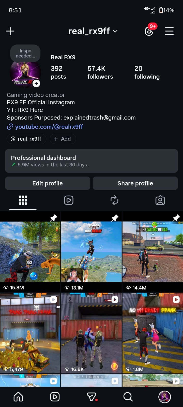 Sale Instagram Account - 10K BDT Fixed✅