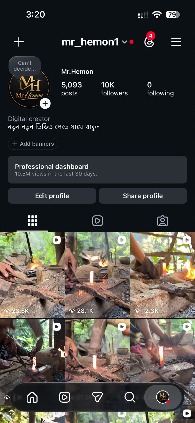 10000+ Followers Instagram account sell