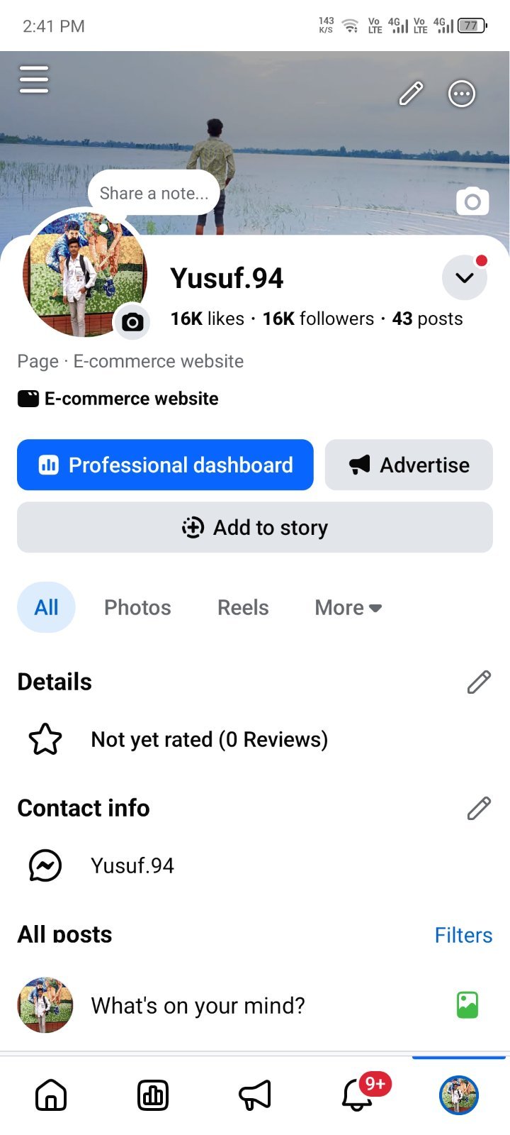 Facebook page