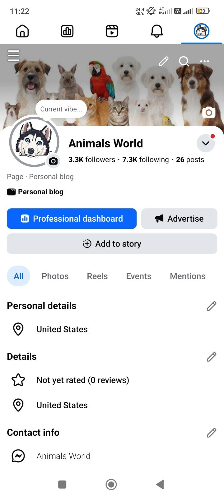 USA page selling