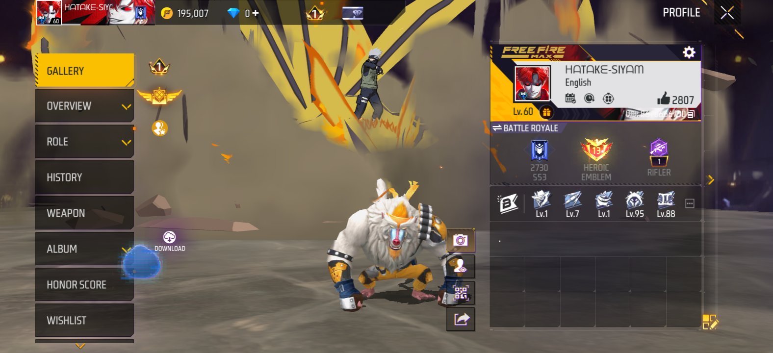 Free Fire Account sell
