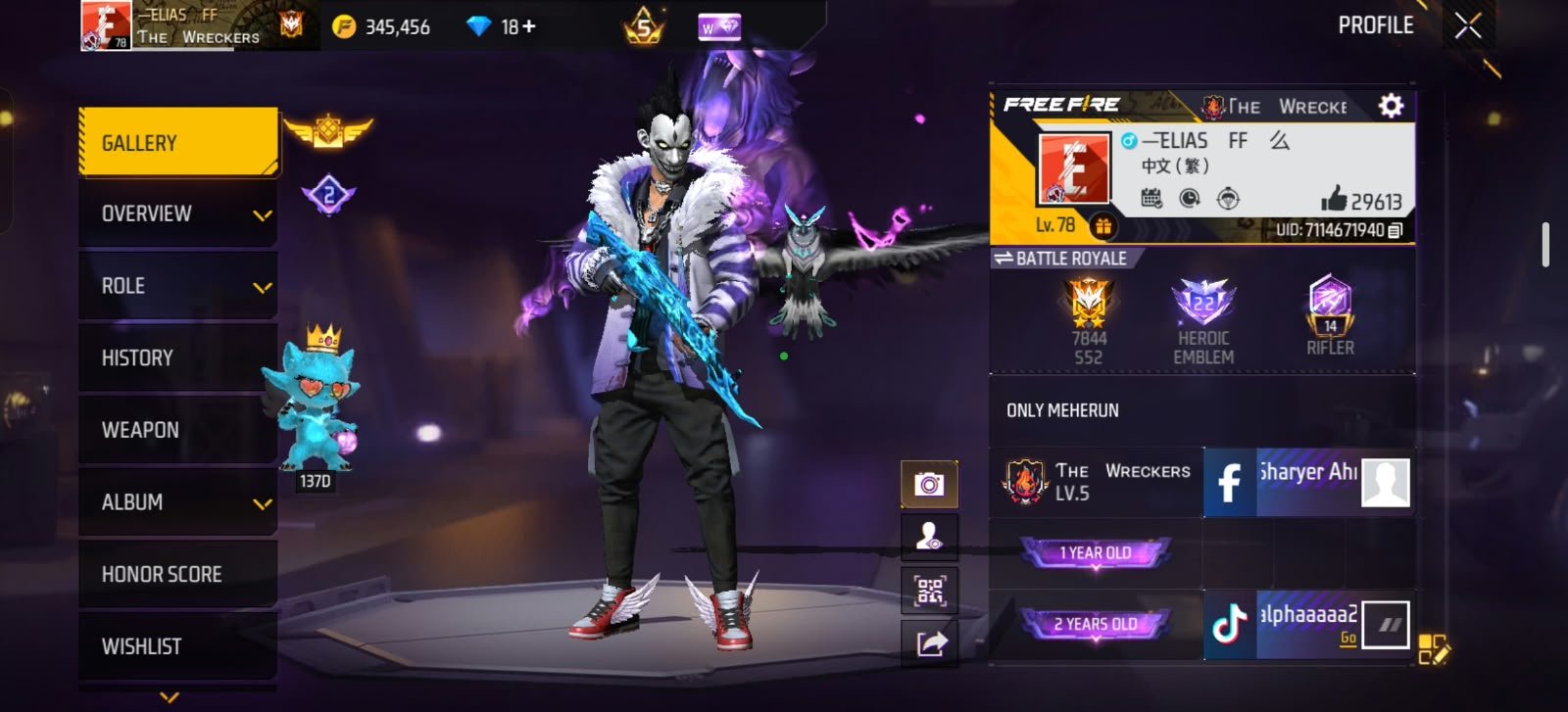 78 High level ID for sell