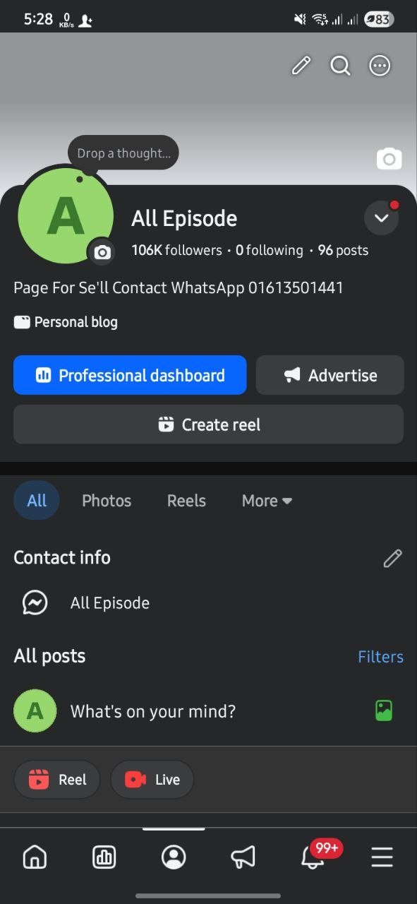 100K Followers Page