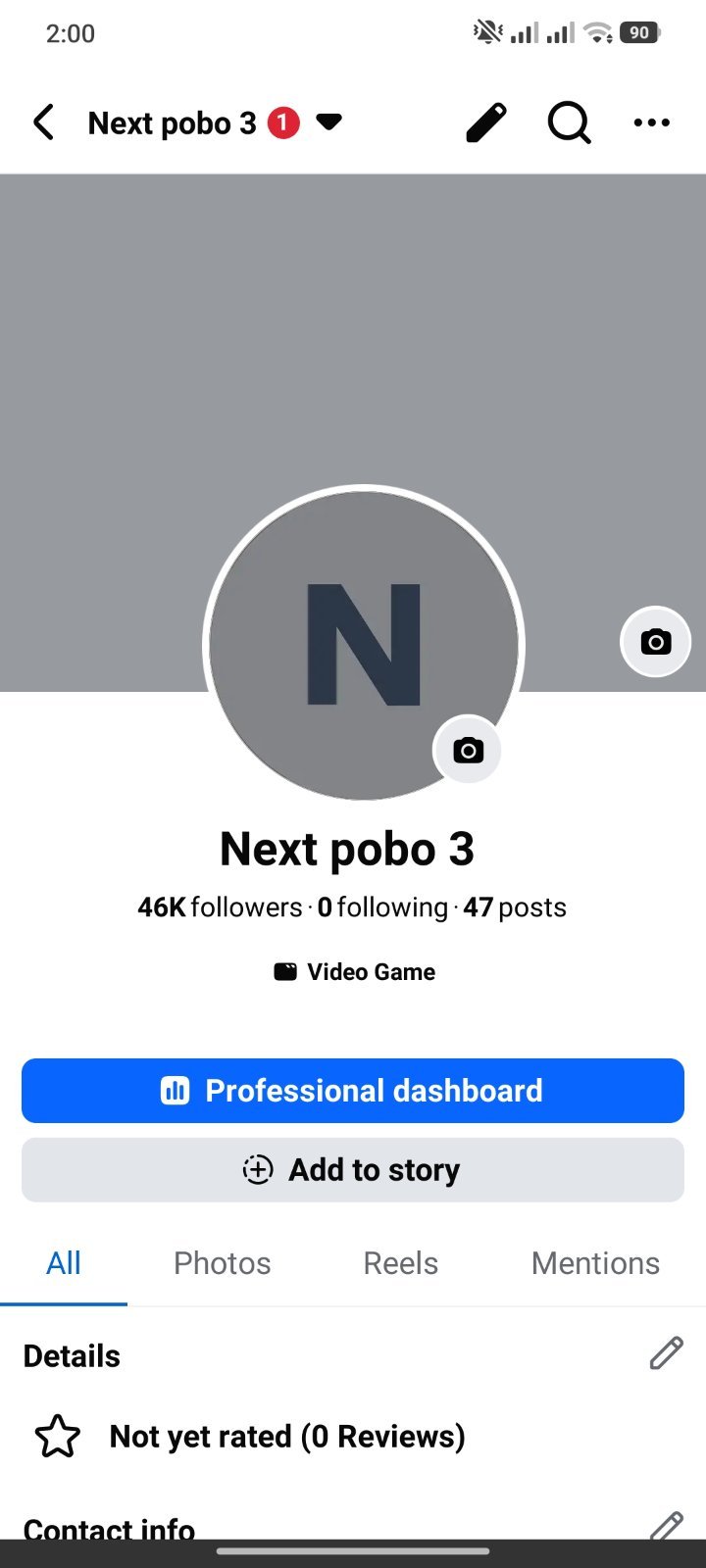 46k organic Real Facebook follower Facebook page.