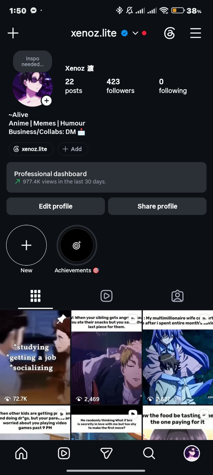 Instagram USA account
