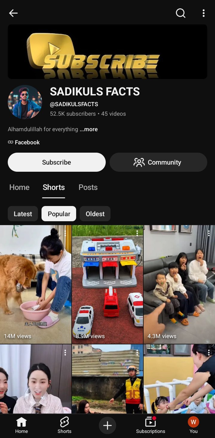 Fact Channel  52k subscribers