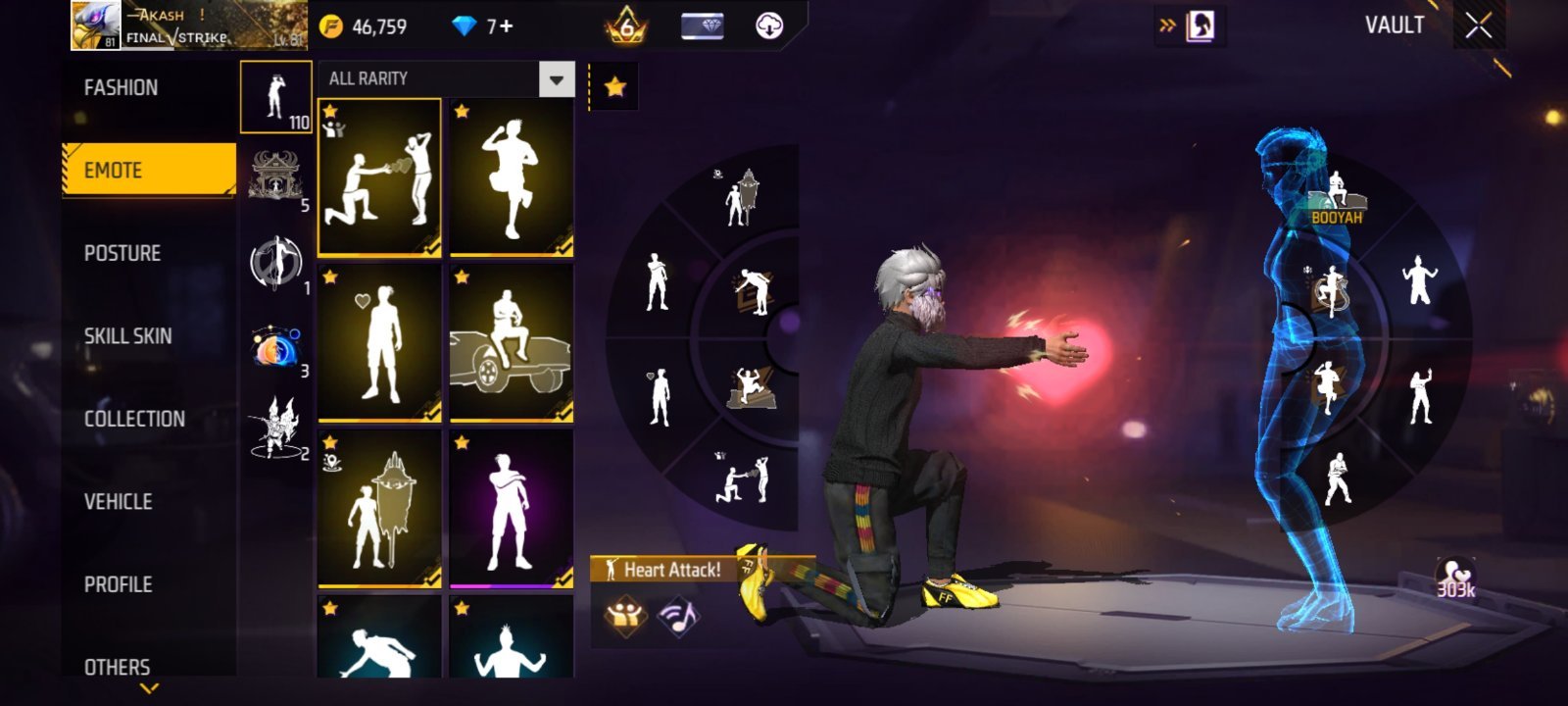Free fire account
