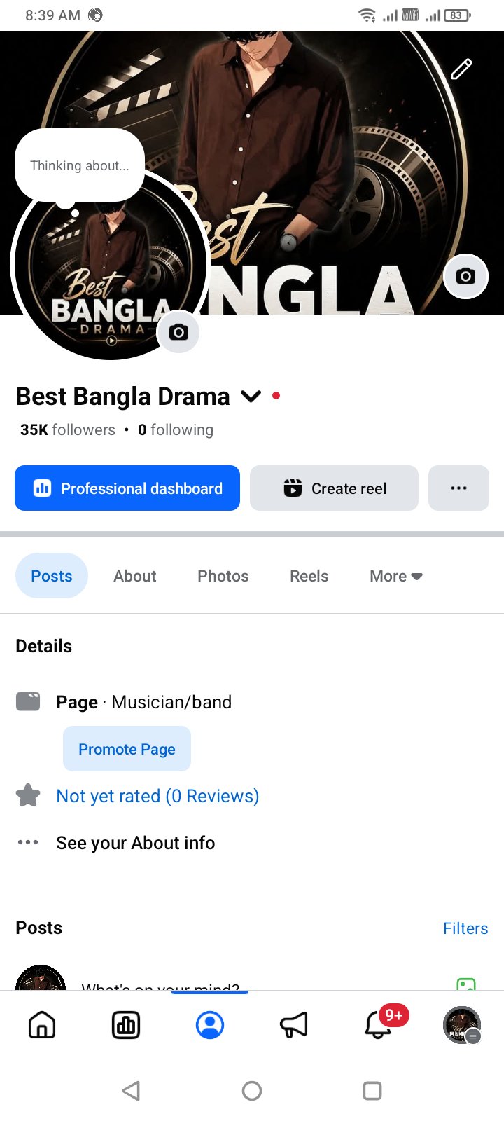 Facebook page 36K followers