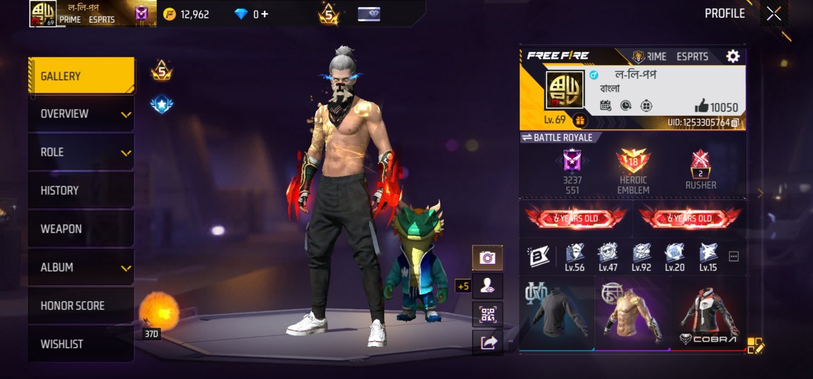 69 Level ID with best collection