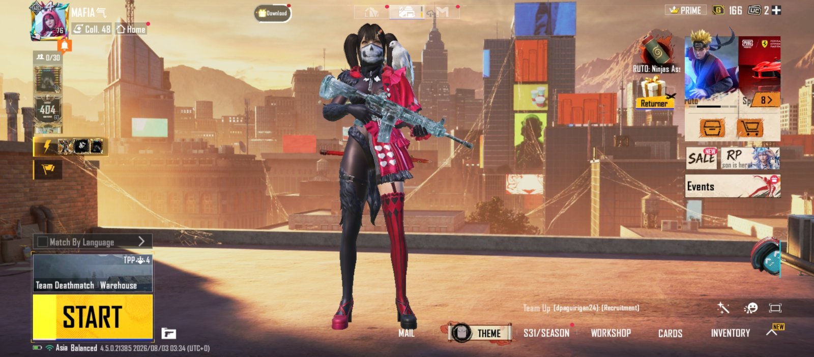 PUBG Acc: M416 Glacier Lv4 + 13 Upgradables