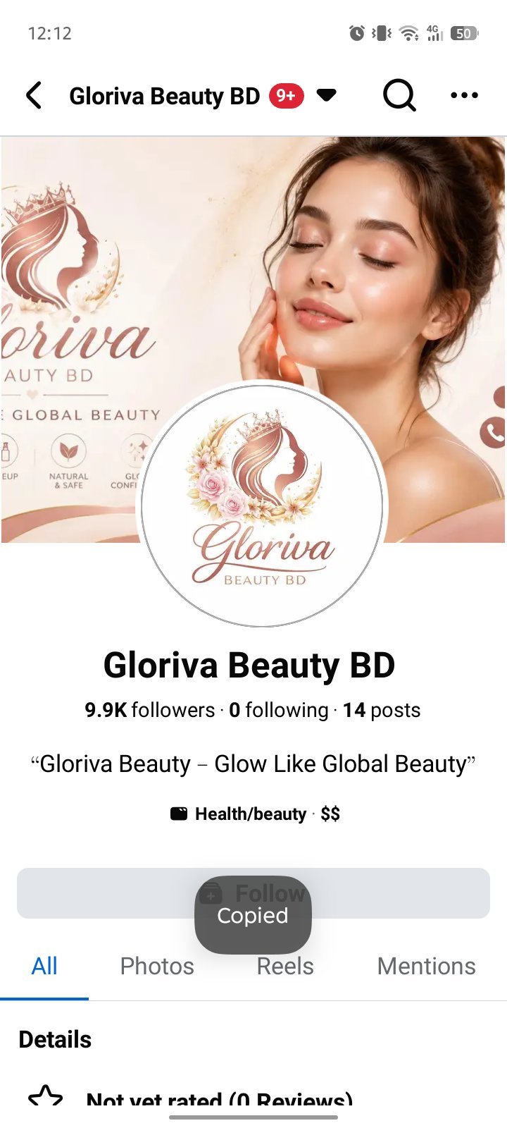 Facebook Business Page 9.9k Follower