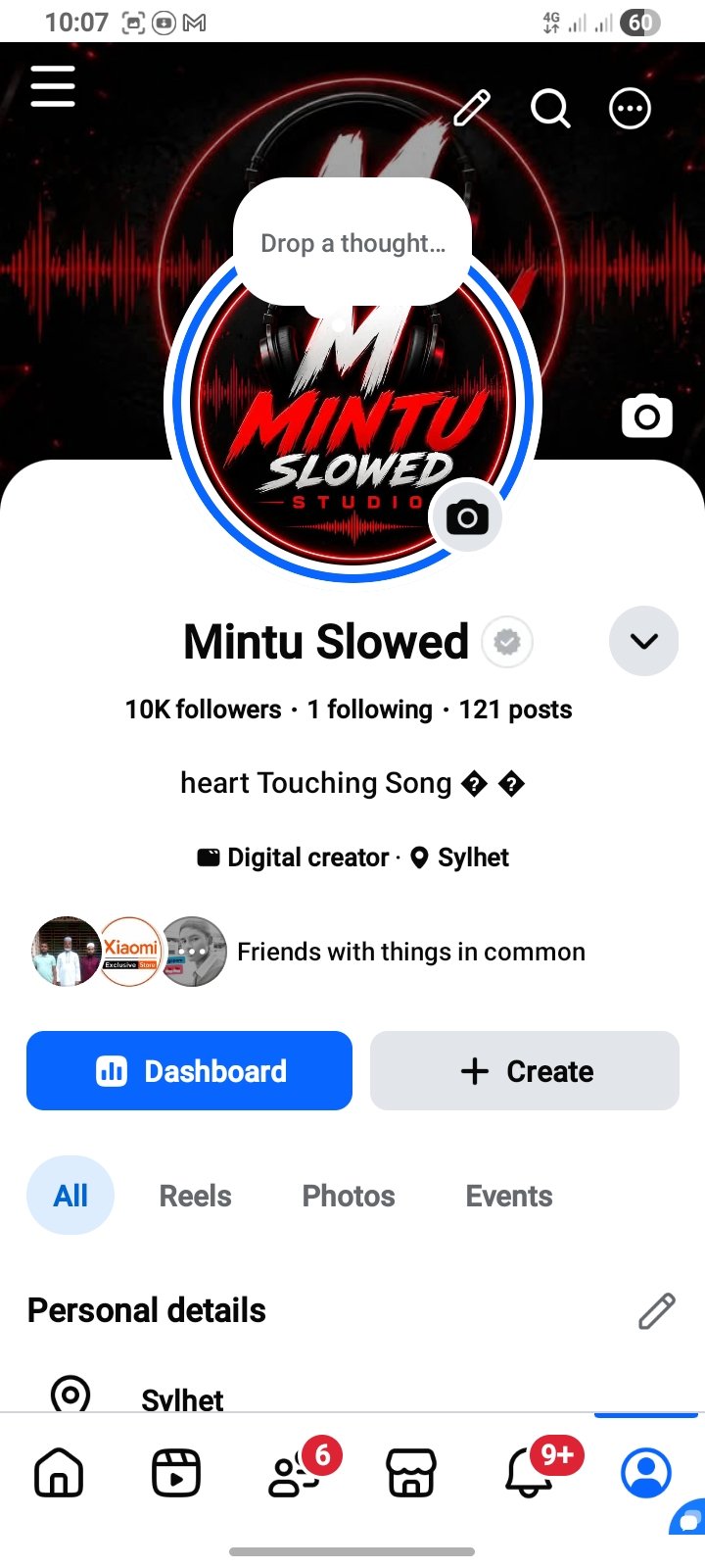 🔥 Facebook Page For Sale 🔥 🎵 Mintu Slowed 👥 10K+ Followers 🎬 121+ Posts 🔥
