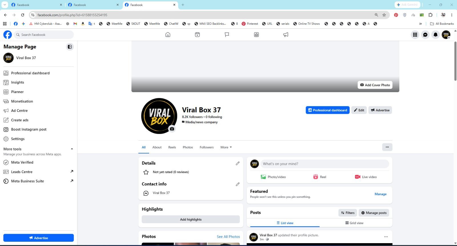 8k followers Content Monetize page sell hobe
