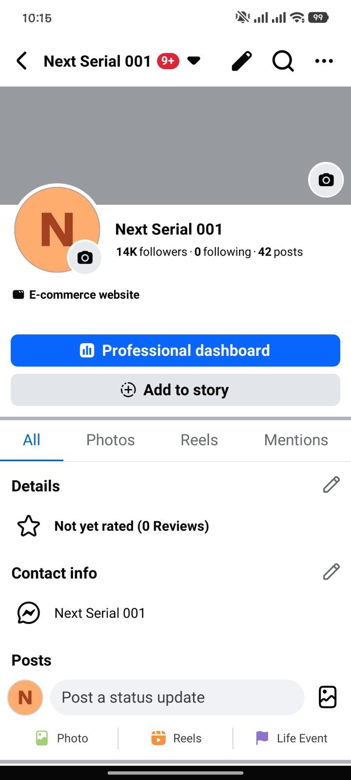 14k Organic follower facebook page.