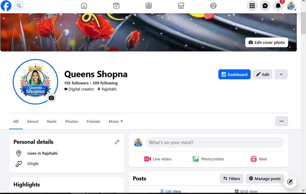 facebook profile-15.8k
