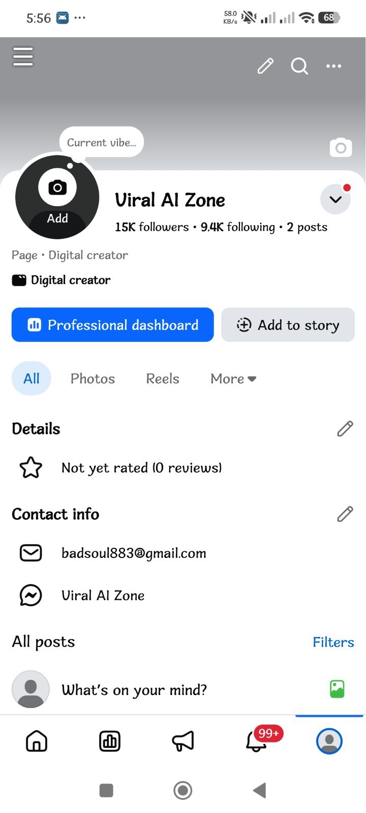 Facebook Page — 15K Organic Followers, Clean & Ready to Grow